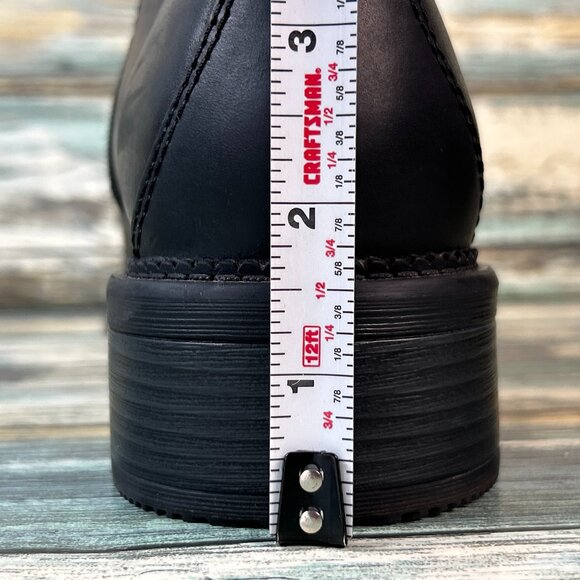 Clarks Maye Ease Ankle Boot Womens 7M Black Leather Block Heel Comfort Zip Up - Picture 10 of 11